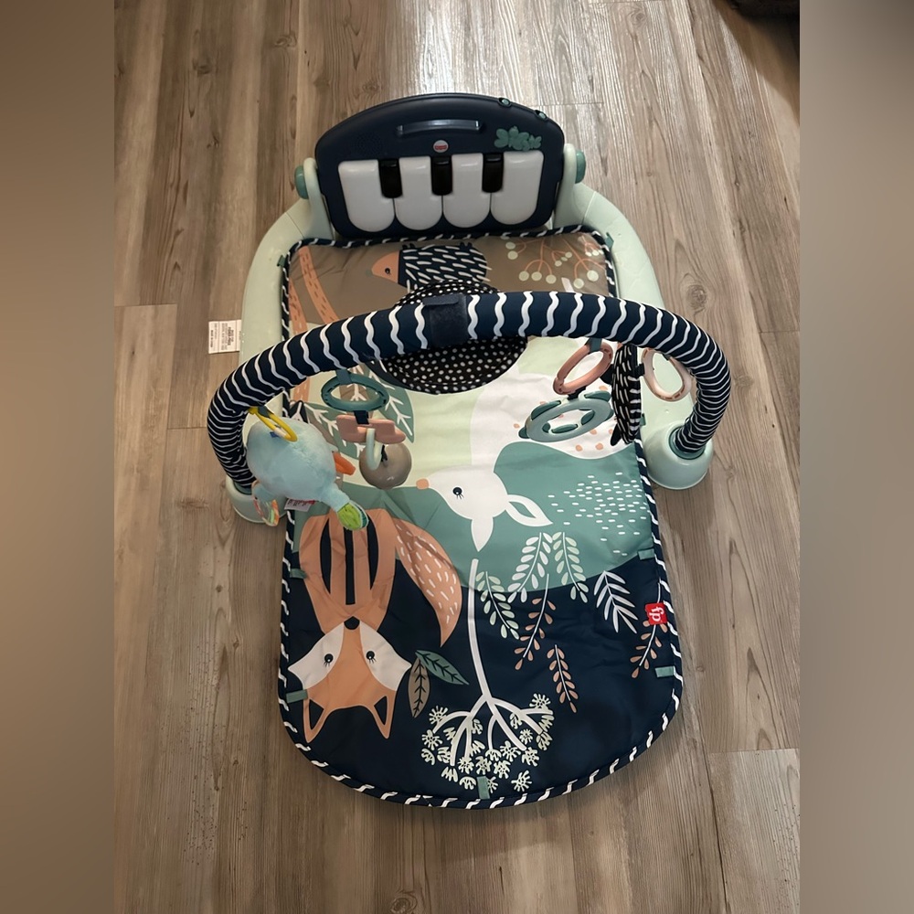 Baby Activity Gym with Piano and Forest Theme